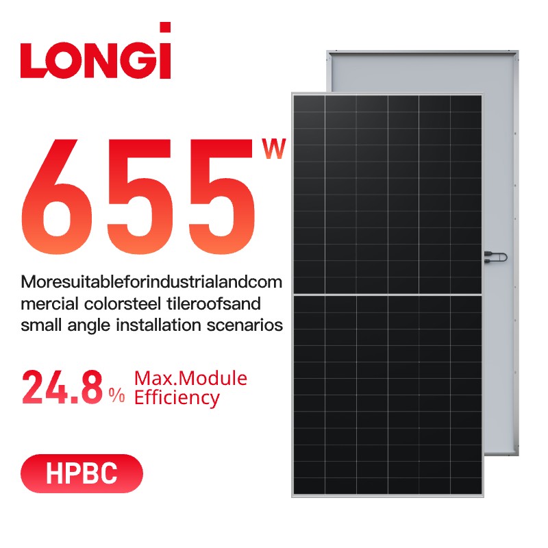 Panou solar LONGi Himo X10 monofacial 640-670w LR7-72HVHF