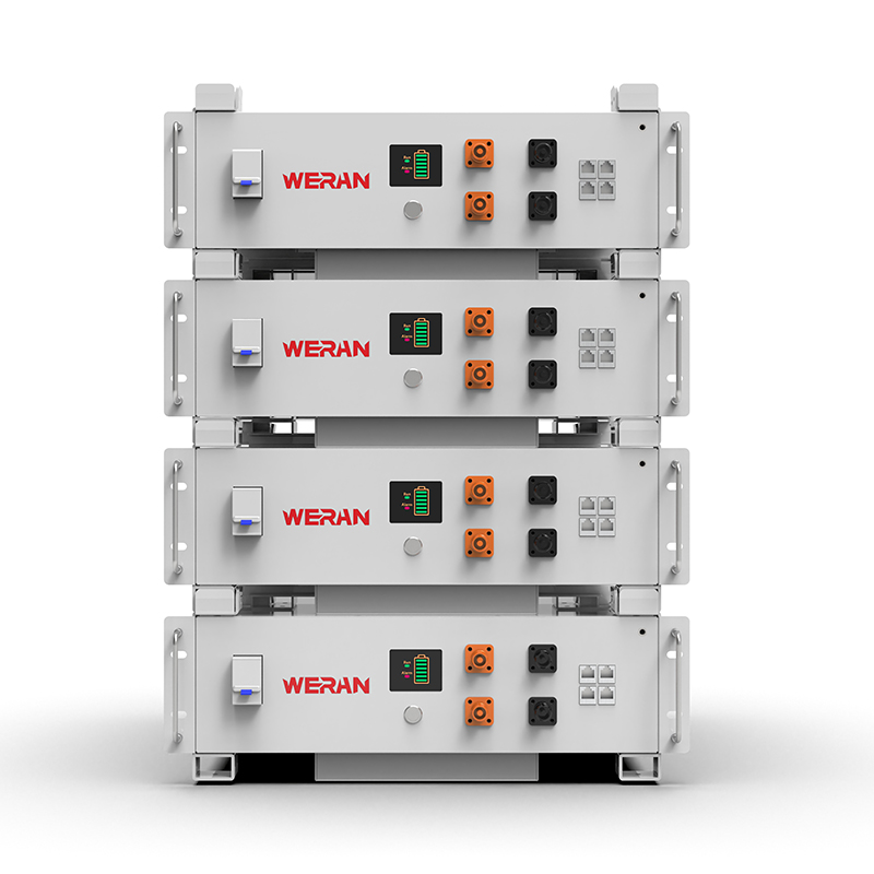 WERAN WRL-48100RW 51.2V 100Ah LiFePO4 Rack Battery (5.12kWh) – 8000 de cicluri, CAN/RS485, stivuibil Home ESS