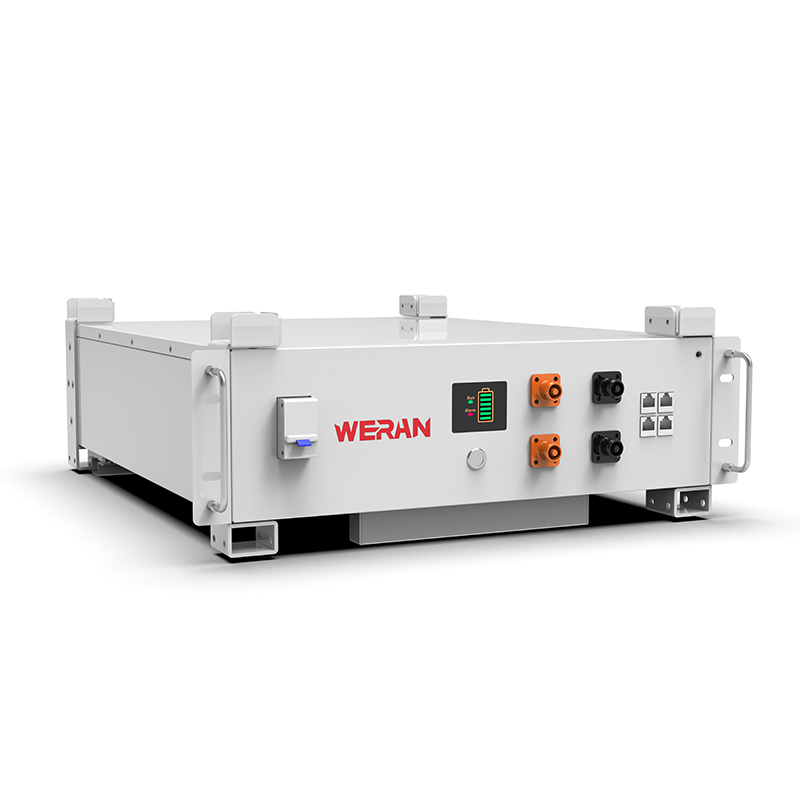 WERAN WRL-48100RW 51.2V 100Ah LiFePO4 Rack Battery (5.12kWh) – 8000 de cicluri, CAN/RS485, stivuibil Home ESS