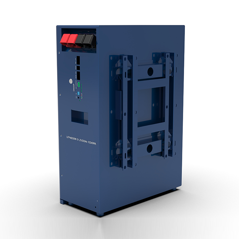 WERAN WRL-48100WB 51.2V 100Ah baterie LiFePO4 montată pe perete (5.12kWh) – IP65, 6000 de cicluri, depozitare solară în aer liber acasă