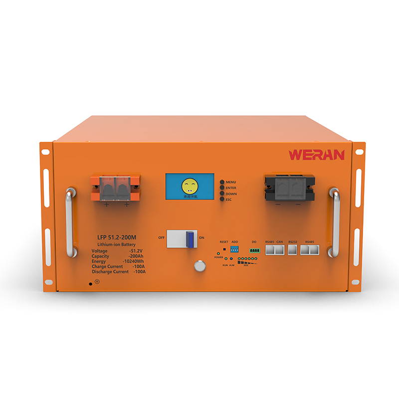 WERAN WRL-48200RO 51.2V 200Ah LiFePO4 Rack Battery (10.24kWh) – 8000 de cicluri, curent ridicat, stocare solară modulară