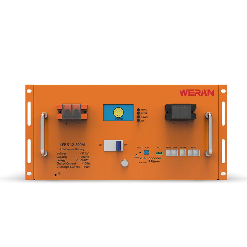 WERAN WRL-48200RO 51.2V 200Ah LiFePO4 Rack Battery (10.24kWh) – 8000 de cicluri, curent ridicat, stocare solară modulară