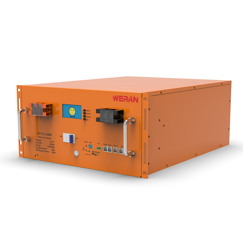 WERAN WRL-48200RO 51.2V 200Ah LiFePO4 Rack Battery (10.24kWh) – 8000 de cicluri, curent ridicat, stocare solară modulară