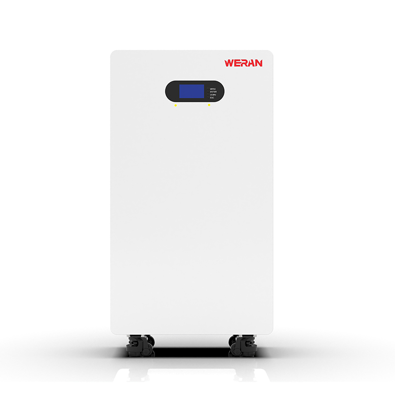 Baterie WERAN WRL-48200UW 51,2 V 200 Ah LiFePO4 (10,24 kWh) – IP65 Montare pe roți/perete, depozitare solară stivuabilă 48V