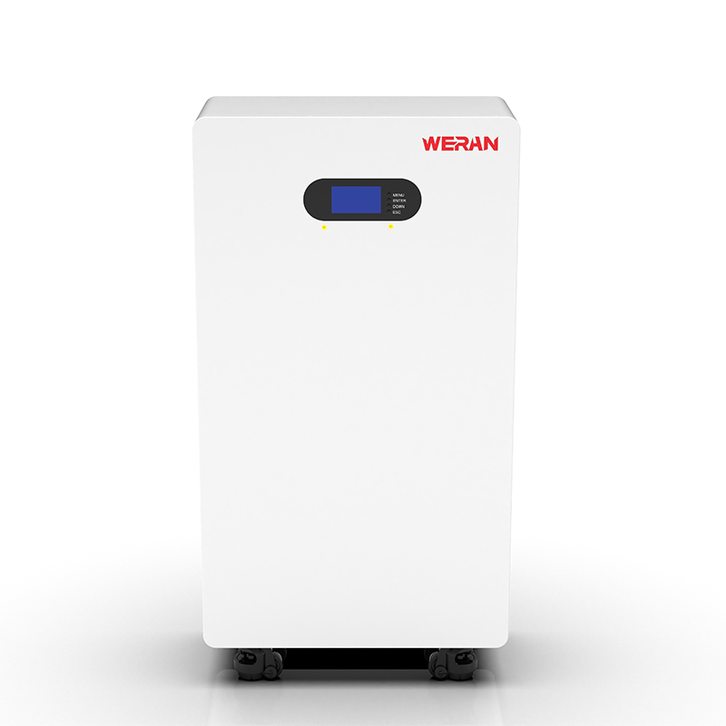 Baterie WERAN WRL-48200UW 51,2 V 200 Ah LiFePO4 (10,24 kWh) – IP65 Montare pe roți/perete, depozitare solară stivuabilă 48V