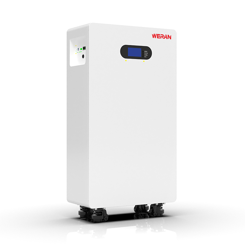 Baterie WERAN WRL-48200UW 51,2 V 200 Ah LiFePO4 (10,24 kWh) – IP65 Montare pe roți/perete, depozitare solară stivuabilă 48V
